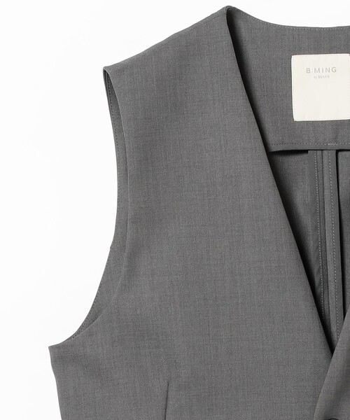 B:MING by BEAMS（ビーミングバイビームス）の「ノーカラージレ（S～M）（ベスト・レディース・グレー/ネイビー・SMALL/MEDIUM）」の17枚目の写真