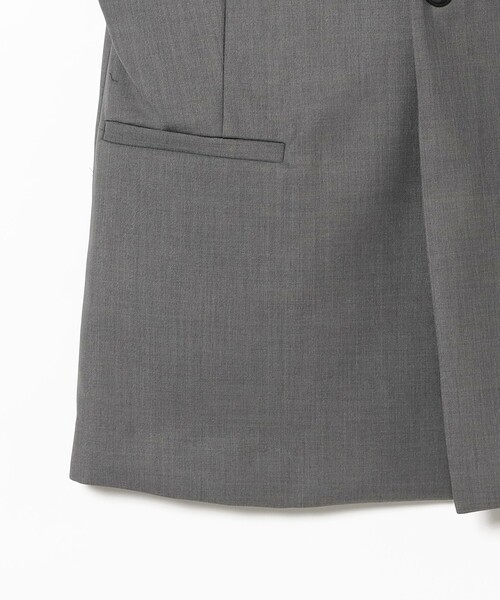 B:MING by BEAMS（ビーミングバイビームス）の「ノーカラージレ（S～M）（ベスト・レディース・グレー/ネイビー・SMALL/MEDIUM）」の18枚目の写真