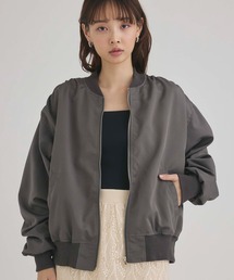 バックギャザーMA-1ブルゾン