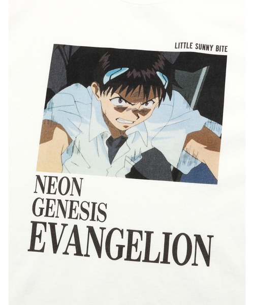 Little sunny bite（リトルサニーバイト）の「evangelion x little sunny bite big tee（Tシャツ/カットソー・レディース・ホワイト/ブラック/ブルー・SMALL/MEDIUM）」の7枚目の写真