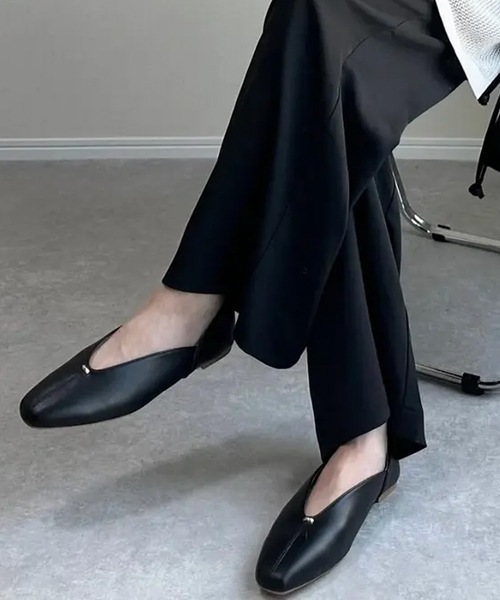 aquagarage（アクアガレージ）の「スクエアトゥローヒールパンプス（パンプス・レディース・シルバー/ブラック/ホワイト/ブラウン系その他2/レオパード・24.0cm/23.5cm/23.0cm/24.5cm/22.5cm/25.0cm）」の3枚目の写真