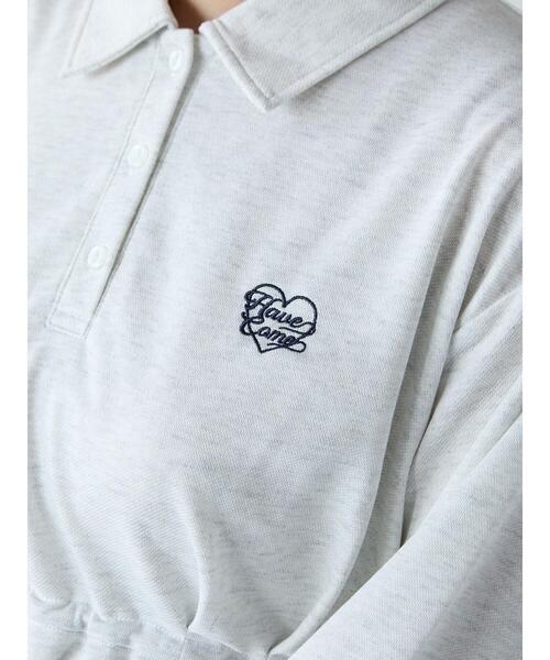 ehka sopo（エヘカソポ）の「襟付きカットミニワンピース（ワンピース・レディース・グレー/キナリ/ネイビー・F）」の17枚目の写真