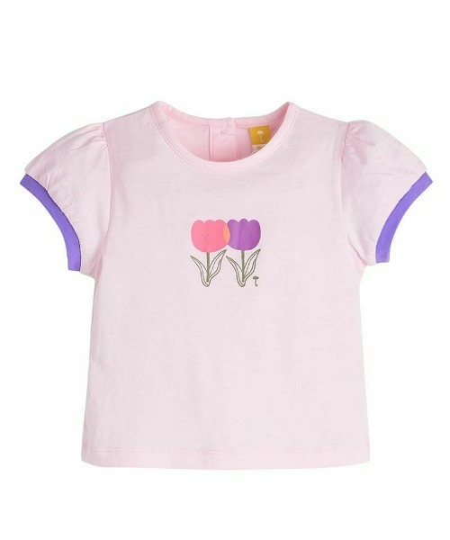 moimoln（モイモルン）の「【セットアップ】チューリップトップス&パンツ（Tシャツ/カットソー・キッズ・レッド/パープル・130cm/120cm/110cm/100cm/90cm）」の8枚目の写真