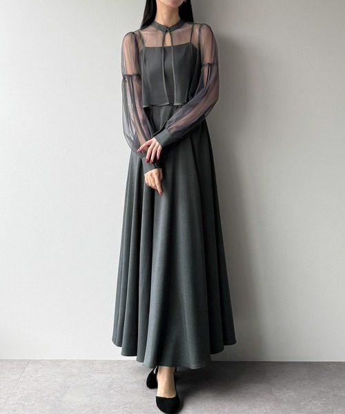 arisana 美品　ワンピース×ボレロ　サイズ120 GOLDJAPAN 大きいサイズ レディース ワンピース ボレロ セット