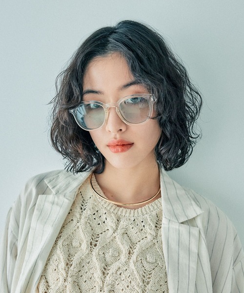 LEPSIM(レプシィム)の「カラーファッショングラス 327024(サングラス・レディース・ライトグリーン/ベージュ/グレー・ONE SIZE)」の12枚目の写真