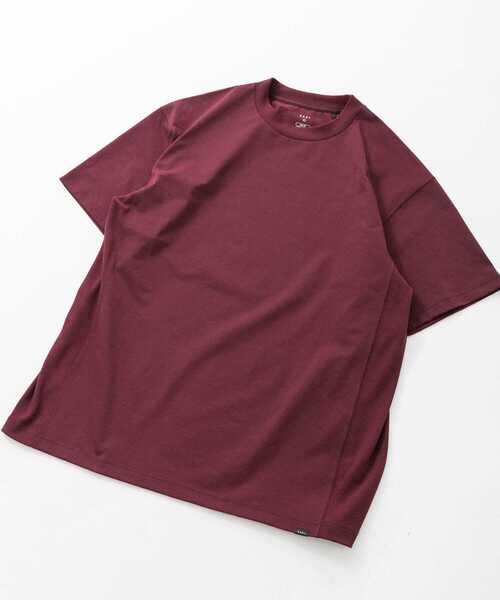 EKAL（エカル）の「『吸水速乾/UVカット』DRY OUT SHORT-SLEEVE T-SHIRTS（Tシャツ/カットソー・メンズ・ホワイト/ブラウン系その他/ネイビー/ブラウン/パープル系その他・MEDIUM/LARGE）」の5枚目の写真