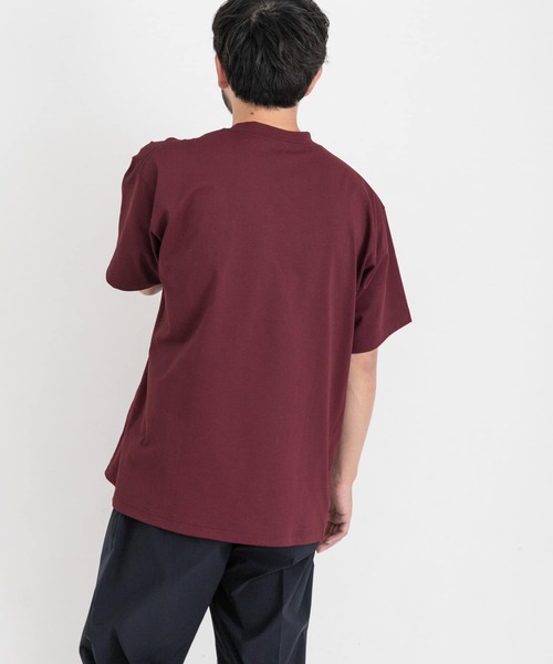 EKAL（エカル）の「『吸水速乾/UVカット』DRY OUT SHORT-SLEEVE T-SHIRTS（Tシャツ/カットソー・メンズ・ホワイト/ブラウン系その他/ネイビー/ブラウン/パープル系その他・MEDIUM/LARGE）」の6枚目の写真
