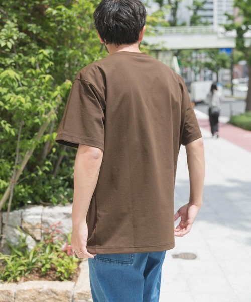 EKAL（エカル）の「『吸水速乾/UVカット』DRY OUT SHORT-SLEEVE T-SHIRTS（Tシャツ/カットソー・メンズ・ホワイト/ブラウン系その他/ネイビー/ブラウン/パープル系その他・MEDIUM/LARGE）」の11枚目の写真