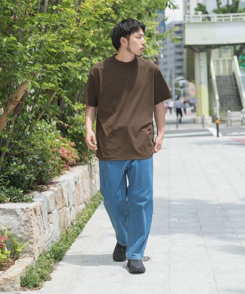 EKAL（エカル）の「『吸水速乾/UVカット』DRY OUT SHORT-SLEEVE T-SHIRTS（Tシャツ/カットソー・メンズ・ホワイト/ブラウン系その他/ネイビー/ブラウン/パープル系その他・MEDIUM/LARGE）」の12枚目の写真