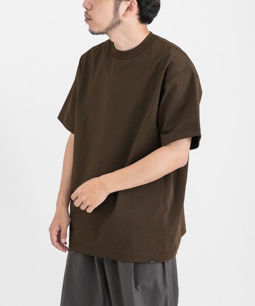 EKAL（エカル）の「『吸水速乾/UVカット』DRY OUT SHORT-SLEEVE T-SHIRTS（Tシャツ/カットソー・メンズ・ホワイト/ブラウン系その他/ネイビー/ブラウン/パープル系その他・MEDIUM/LARGE）」の15枚目の写真