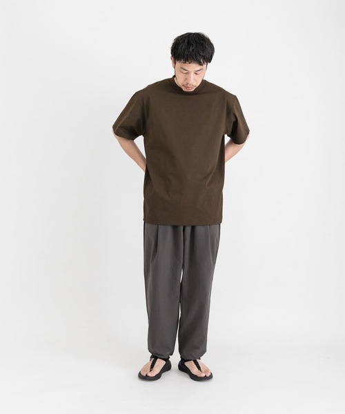 EKAL（エカル）の「『吸水速乾/UVカット』DRY OUT SHORT-SLEEVE T-SHIRTS（Tシャツ/カットソー・メンズ・ホワイト/ブラウン系その他/ネイビー/ブラウン/パープル系その他・MEDIUM/LARGE）」の18枚目の写真