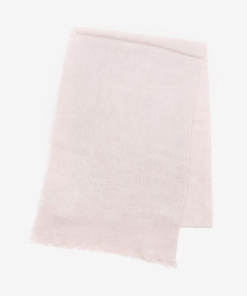 le.coeur blanc（ルクールブラン）の「《手洗い可能》コットン麻ストール（ストール/ショール・レディース・ライトグレー/ミント・FREE）」の3枚目の写真