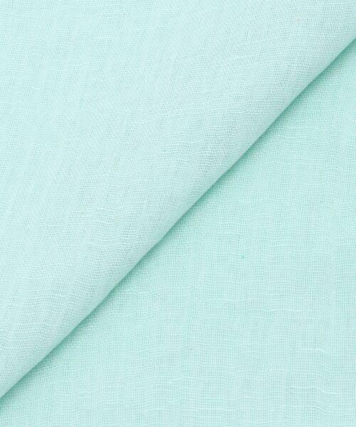 le.coeur blanc（ルクールブラン）の「《手洗い可能》コットン麻ストール（ストール/ショール・レディース・ライトグレー/ミント・FREE）」の9枚目の写真