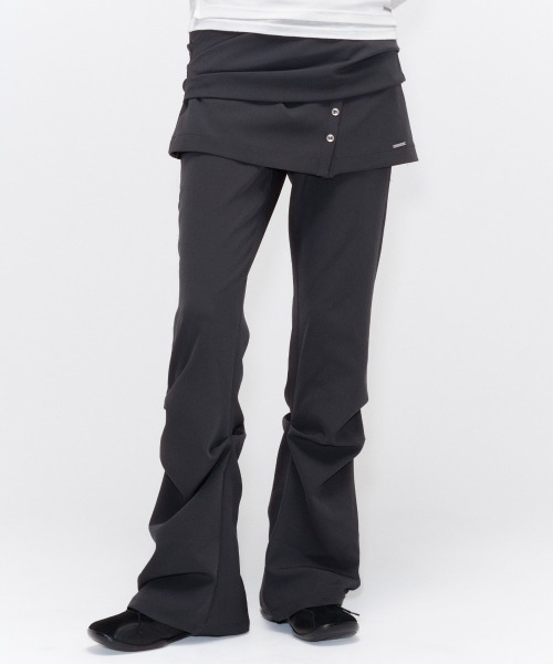MISEKI SEOUL ■ Draped shirt skirt pants SET パンツ セール】Draped shirt skirt pants SET（その他パンツ）｜Miseki
