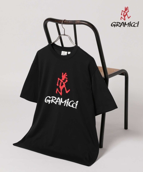 Gramicci（グラミチ）の「【GRAMICCI/グラミチ】フロントロゴプリントTシャツ（Tシャツ/カットソー・メンズ・ホワイト/ブラック・LARGE/MEDIUM）」の2枚目の写真