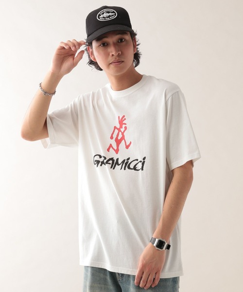 Gramicci（グラミチ）の「【GRAMICCI/グラミチ】フロントロゴプリントTシャツ（Tシャツ/カットソー・メンズ・ホワイト/ブラック・LARGE/MEDIUM）」の6枚目の写真