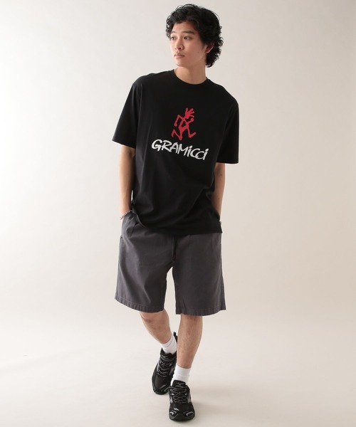 Gramicci（グラミチ）の「【GRAMICCI/グラミチ】フロントロゴプリントTシャツ（Tシャツ/カットソー・メンズ・ホワイト/ブラック・LARGE/MEDIUM）」の9枚目の写真