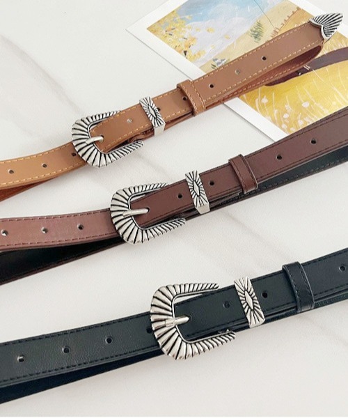 00's archive 宝飾スタッズベルト studs ホワイト 平成ギャル