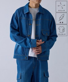 REMI RELIEF/レミレリーフ 9.5oz ネップDENIM カバーオール(USED