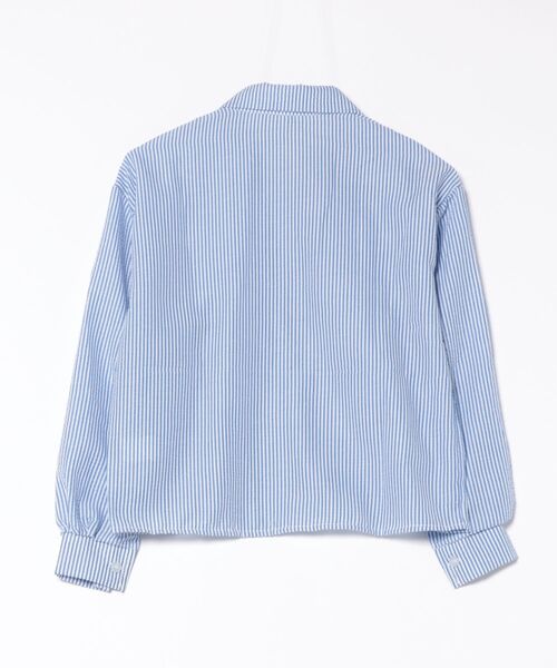 WESTSEA(ウエストシー)の「ややシアー感 × ややクロップド丈 ストライプ 長袖シャツ(シャツ/ブラウス・レディース・ホワイト/ピンク/ブルー・M/L)」の17枚目の写真