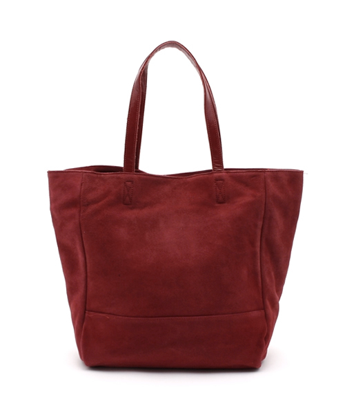 OUTLET（アウトレット）の「【mystic】スウェードトートBAG（トートバッグ・レディース・レッド・FREE）」の4枚目の写真