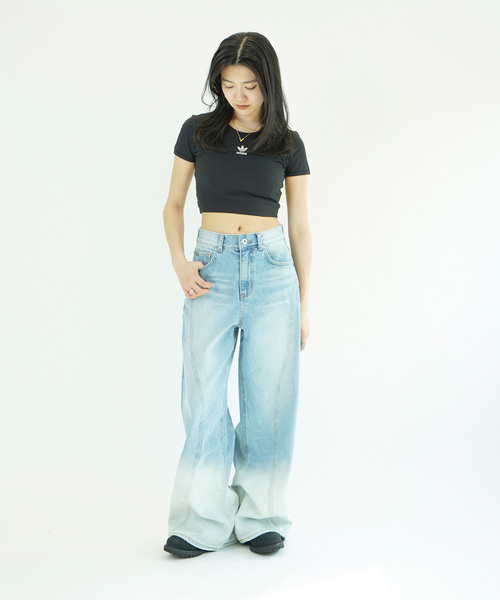 JOINT WORKS(ジョイントワークス)の「adidas/アディダス/ESS RIB TEE(Tシャツ/カットソー・レディース・ブラウン/ホワイト/ブラック・SMALL/X-SMALL)」の5枚目の写真