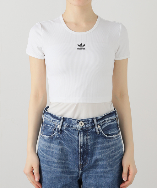 JOINT WORKS(ジョイントワークス)の「adidas/アディダス/ESS RIB TEE(Tシャツ/カットソー・レディース・ブラウン/ホワイト/ブラック・SMALL/X-SMALL)」の18枚目の写真