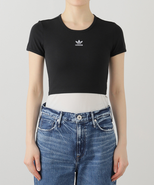 JOINT WORKS(ジョイントワークス)の「adidas/アディダス/ESS RIB TEE(Tシャツ/カットソー・レディース・ブラウン/ホワイト/ブラック・SMALL/X-SMALL)」の21枚目の写真