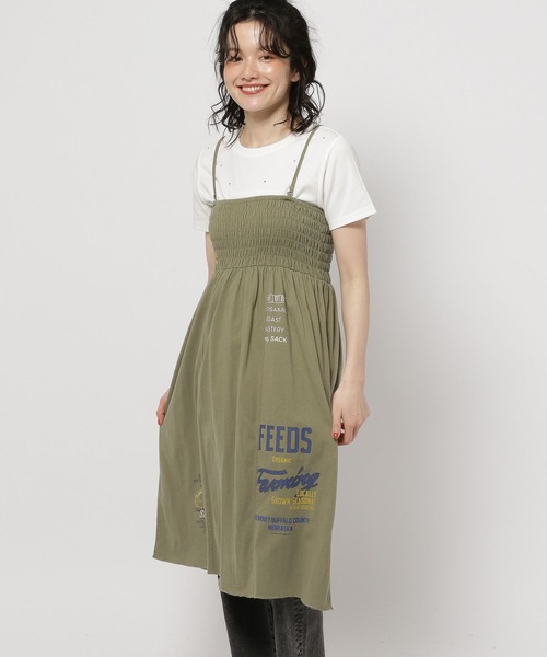 niko and...(ニコアンド)の「シャーリングリメイク風チュニック(チュニック・レディース・カーキ/ナチュラル/チャコール・FREE)」の20枚目の写真