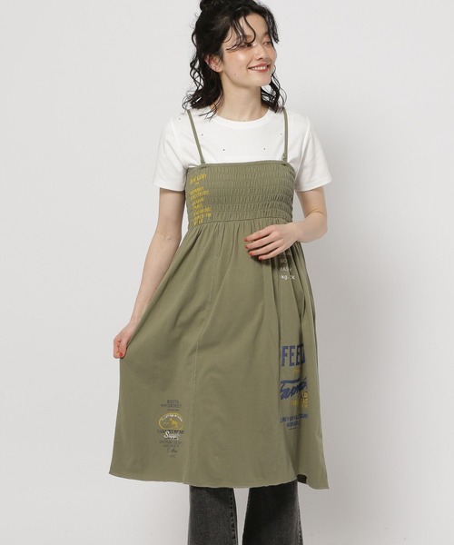 niko and...(ニコアンド)の「シャーリングリメイク風チュニック(チュニック・レディース・カーキ/ナチュラル/チャコール・FREE)」の22枚目の写真