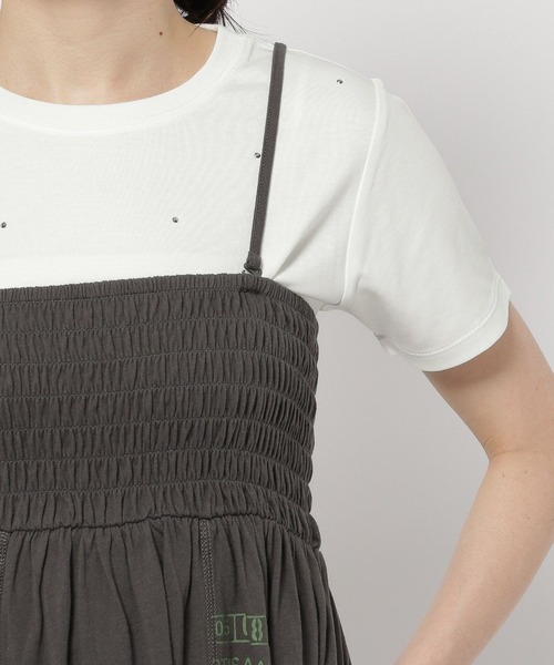 niko and...(ニコアンド)の「シャーリングリメイク風チュニック(チュニック・レディース・カーキ/ナチュラル/チャコール・FREE)」の10枚目の写真