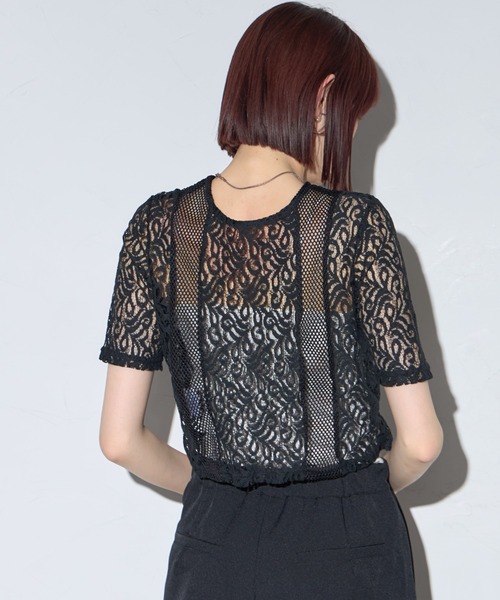 rouje 半袖カーディガン Re:EDIT｜ループヤーン半袖カーディガン | Rakuten Fashion(楽天