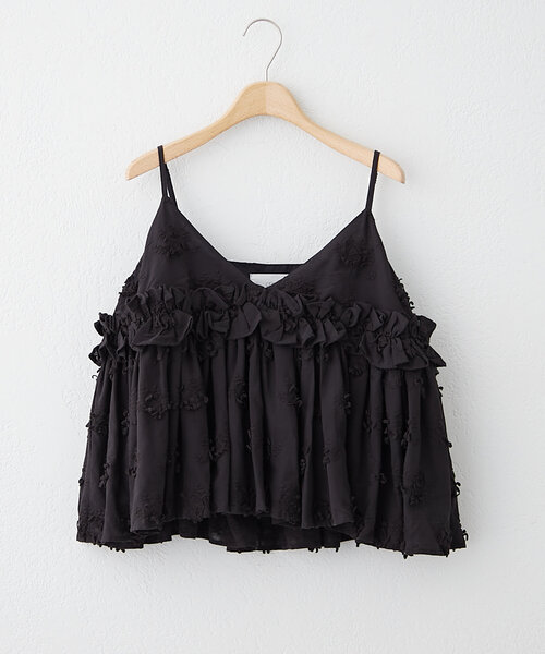 トップス crinkle crinkle crinkle 3D embroidery Crinkle Crinkle Crinkle, Brand New, 3D Embroidery Camisole