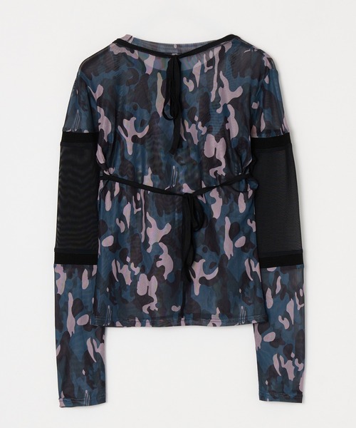 BEEDENカモフラージュ BLOCKING CAMO MESH 2P TOPS（Tシャツ/カットソー）｜BEEDEN