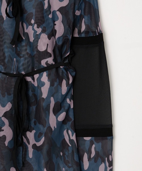 BLOCKING CAMO MESH 2P TOPS（Tシャツ/カットソー）｜BEEDEN