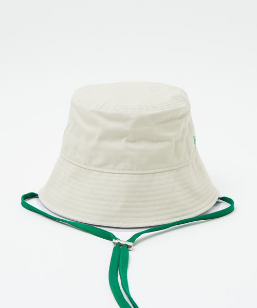 NEW ERA（ニューエラ）の「【NEW ERA / ニューエラ】バケット01 セーラーブリム Cord Strap Bucket（ハット・メンズ・ブラック/ホワイト・M/L）」の10枚目の写真