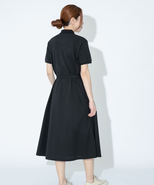 LACOSTE(ラコステ)の「LACOSTE 襟付きワンピース(ワンピース・レディース・ブラック・36)」の7枚目の写真