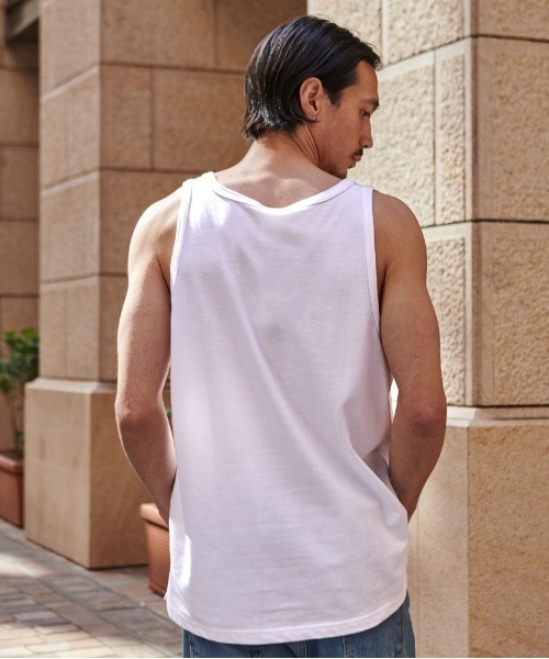 JEMORGAN(ジェーイーモーガン)の「『JEMORGAN LONG JOHNS/ジェーイーモーガンロングジョーンズ』T/Cカノコタンクトップ【+】(タンクトップ・メンズ・ベージュ/カーキ/ブラック/ネイビー/ホワイト・XL/L/M)」の8枚目の写真