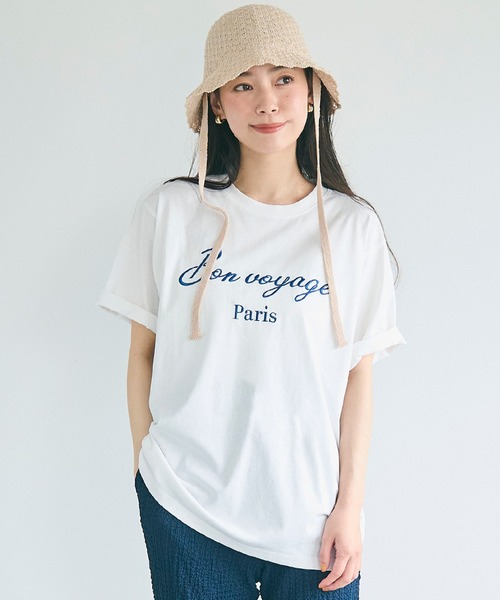 coca（coca）（コカ）の「アソートプリントクルーネックTシャツ（Tシャツ/カットソー・レディース・B/C/D・S/M/L/XL）」の3枚目の写真