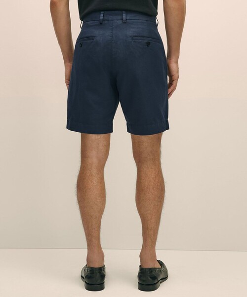 BROOKS BROTHERS(ブルックスブラザーズ)の「リネン/コットン プレーンフロント 9inショーツ(その他パンツ・メンズ・ベージュ/インディゴブルー・34inch/30inch/38inch/36inch/32inch)」の9枚目の写真