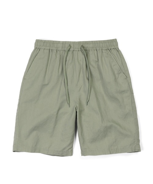 The DUFFER of ST.GEORGE(ザダファーオブセントジョージ)の「LINEN BLEND SETUP SHORTS:綿麻素材 セットアップ ショートパンツ(その他パンツ・メンズ・ネイビー/オリーブ・LARGE/MEDIUM/X-LARGE)」の9枚目の写真