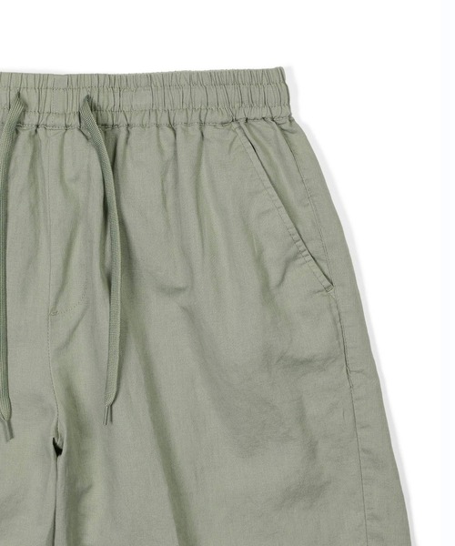 The DUFFER of ST.GEORGE(ザダファーオブセントジョージ)の「LINEN BLEND SETUP SHORTS:綿麻素材 セットアップ ショートパンツ(その他パンツ・メンズ・ネイビー/オリーブ・LARGE/MEDIUM/X-LARGE)」の12枚目の写真
