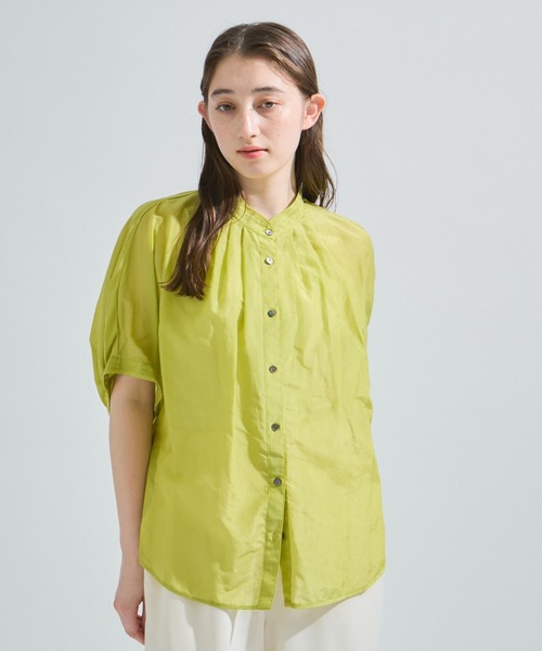 ketty(ケティ)の「コットンシルクシャツブラウス≪手洗い可能≫(シャツ/ブラウス・レディース・ブラック/イエロー/ホワイト・M)」の13枚目の写真