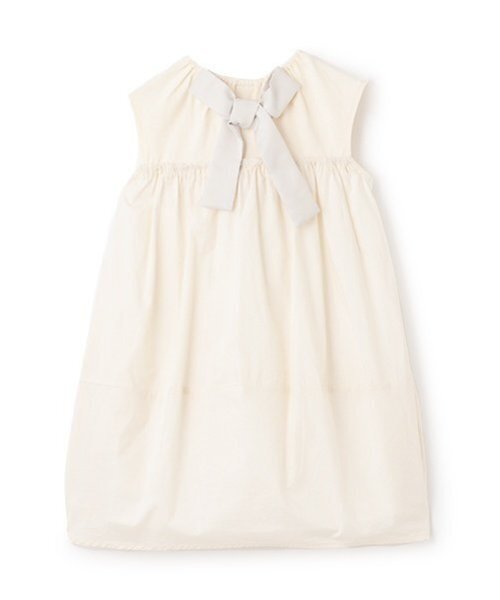 petit main（プティマイン）の「【リンク】ドッキングバルーンワンピース(キッズ)（ワンピース・キッズ・キナリ/ライトベージュ/ブラック・L/S/M）」の6枚目の写真