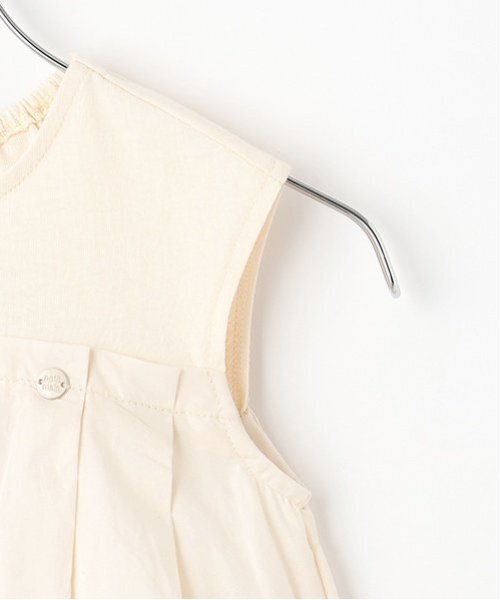 petit main（プティマイン）の「【リンク】ドッキングバルーンワンピース(キッズ)（ワンピース・キッズ・キナリ/ライトベージュ/ブラック・L/S/M）」の9枚目の写真