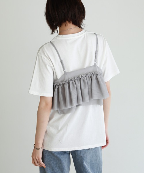 shetila(シェティラ)の「Ice cream photoプリント コットン100%Tシャツ(Tシャツ/カットソー・レディース・ブラック/オフホワイト・F)」の7枚目の写真