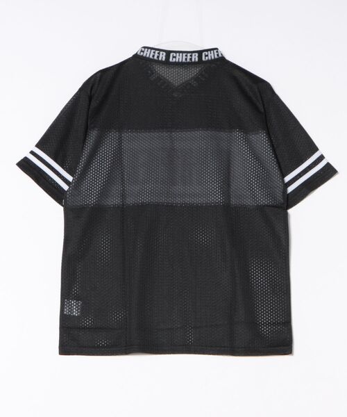 CHEER(チアー)の「スポーツメッシュセンターラインBIGTEE(Tシャツ/カットソー・レディース・ホワイト/ブラック/グリーン・S/M)」の21枚目の写真