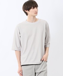 m.f.editorial | 【ウォッシャブル】ノータベネ/NOTABENE ワッフル クルーネック半袖Tシャツ(Tシャツ/カットソー)