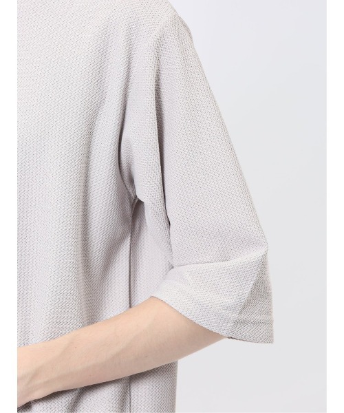 m.f.editorial（エムエフエディトリアル）の「【ウォッシャブル】ノータベネ/NOTABENE ワッフル クルーネック半袖Tシャツ（Tシャツ/カットソー・メンズ・ブルー/ライトグレー/グレー系その他2・X-LARGE/MEDIUM/LARGE）」の22枚目の写真