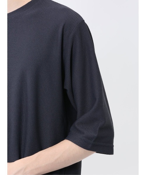 m.f.editorial（エムエフエディトリアル）の「【ウォッシャブル】ノータベネ/NOTABENE ワッフル クルーネック半袖Tシャツ（Tシャツ/カットソー・メンズ・ブルー/ライトグレー/グレー系その他2・X-LARGE/MEDIUM/LARGE）」の12枚目の写真